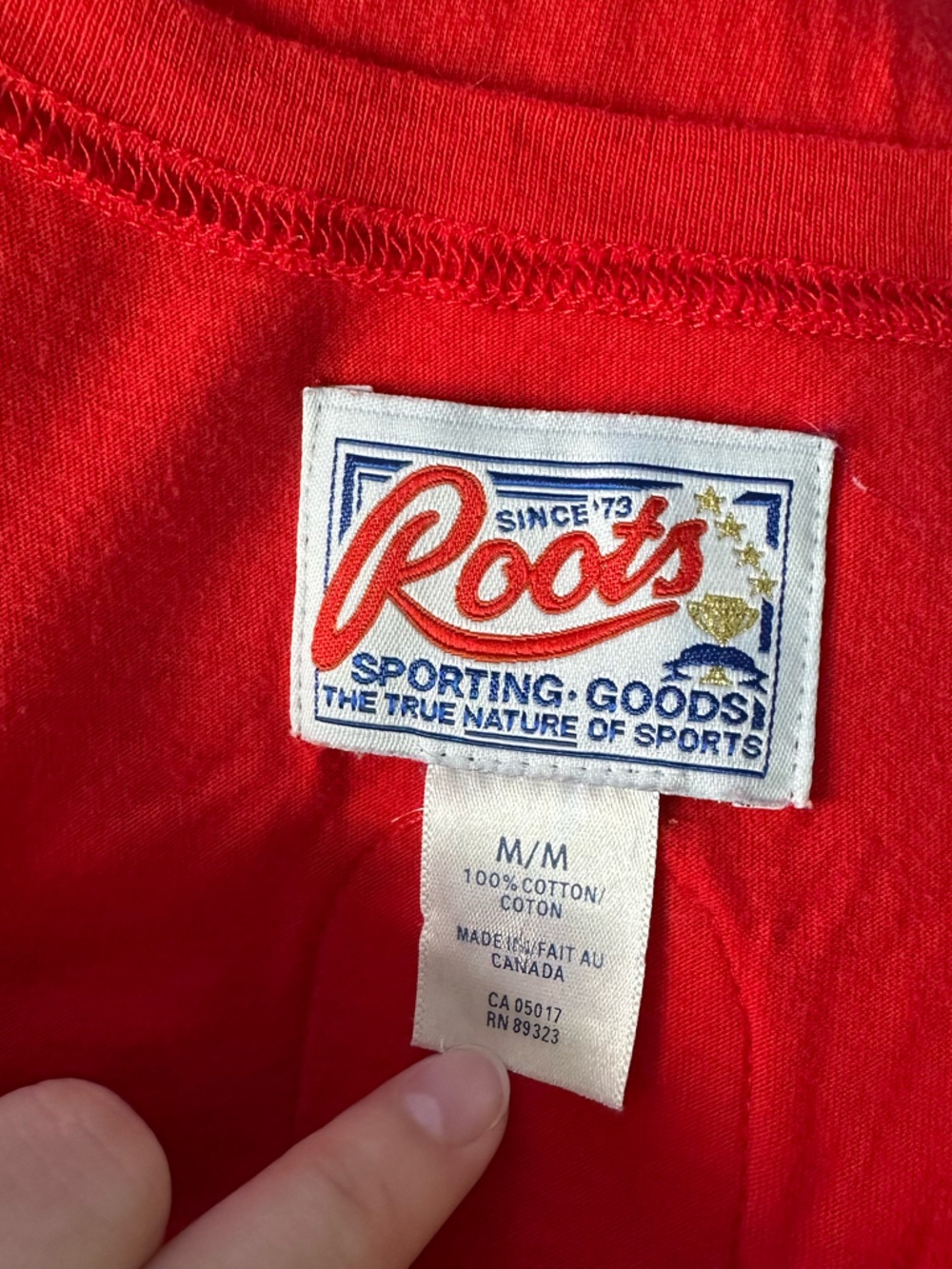 1990s Vintage Roots Sporting Goods Maple Leaf Tank Made in Canada - Picture 7 of 7
